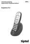 (B/NL) Gebruiksaanwijzing Ergonomisch draadloze telefoon. Ergophone XL1. tiptel