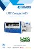LMC Compact 623. Vierzijdige schaaf-en profileermachine. Uniek in kwaliteit en service