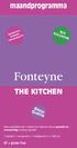 Fonteyne THE KITCHEN. GF = gluten free. Deze maaltijdformule is ideaal voor iedereen die een gezonde en evenwichtige voeding nastreeft.