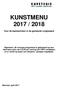 KUNSTMENU 2017 / 2018 Voor de basisscholen in de gemeente Lingewaard