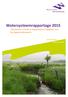 Watersysteemrapportage 2015 Toestand en trends in kwantiteit en kwaliteit van het oppervlaktewater