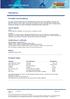 Approved. Eigendom Test/Standaard Beschrijving Vaste stoffen per volume ISO 3233 Glans graad (GU 60 ) ISO 2813