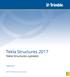 Tekla Structures Tekla Structures-systeem. maart Trimble Solutions Corporation