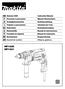 GB Hammer Drill Instruction Manual Perceuse à percussion Manuel d instructions Schlagbohrmaschine Betriebsanleitung