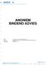 ANONIEM BINDEND ADVIES