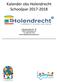 Kalender obs Holendrecht Schooljaar Holendrechtplein LP Amsterdam Z.O. tel.: