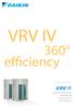 VRV IV. 360 efficiency WARMTETERUGWINNING WARMTEPOMP R22 VERVANGING WATERGEKOELD