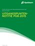 OP WEG NAAR EEN SOLIDE PERSOONSGEBONDEN BUDGET IN DE WMO EN JEUGDWET UITGANGSPUNTEN- NOTITIE PGB 2015