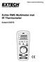 Echte RMS Multimeter met IR Thermometer Extech EX570