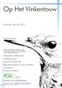 Op Het Vinkentouw. Nummer 138, juni In dit nummer: Periodiek van het Vogeltrekstation - Centrum voor vogeltrek en demografie
