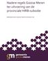 Nadere regels Gooise Meren ter uitvoering van de provinciale HIRB-subsidie. Bedrijventerreinen Gooimeer Noord en Gooimeer Zuid
