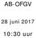 AB-OFGV. 28 juni :30 uur