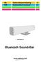 NL Gebruiksaanwijzing 2 EN Instruction manual 13 SPKSB45-W. Bluetooth Sound-Bar