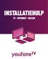 INSTALLATIEHULP TV - INTERNET - BELLEN