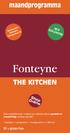 Fonteyne THE KITCHEN. GF = gluten free. Deze maaltijdformule is ideaal voor iedereen die een gezonde en evenwichtige voeding nastreeft.