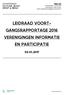 LEIDRAAD VOORT- GANGSRAPPORTAGE 2016 VERENIGINGEN INFORMATIE EN PARTICIPATIE