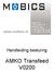 Handleiding besturing. AMKO Transfeed V0200