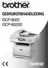 GEBRUIKERSHANDLEIDING DCP-8020 DCP-8025D