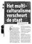 Paul Cliteur. Cliteur, Paul, Het multiculturalisme verscheurt de staat, in: De Republikein, September 2012, pp