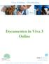 Viva 3 Online Handleiding Documenten in Viva 3 Online