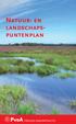 Natuur- en landschapspuntenplan