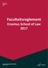 Voor Faculteitsreglement Erasmus School of Law 2017