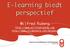 E-learning biedt perspectief