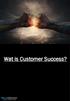 Wat is Customer Success?