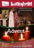 Advent. Lucasbrief. BEDEVAART MAASTRICHT Eerste Communie Adventsactie/Solidaridad. november/december 2017