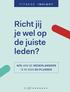 Richt jij je wel op de juiste leden? 42% VAN DE NEDERLANDERS IS IN PLUSSER