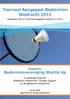 Toernooi Aangepast Badminton Sliedrecht 2013