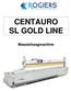 CENTAURO SL GOLD LINE. Massiefzaagmachine