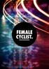FEMALE CYCLIST. DOELGROEPBOEK