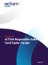 ACTIAM Responsible Index Fund Equity Europe