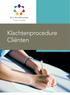 Klachtenprocedure Cliënten