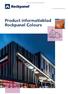 Product informatieblad Rockpanel gevelbekleding. Product informatieblad Rockpanel Colours