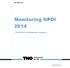 TNO rapportage. Monitoring NPDI Overzicht en verdiepende analyses