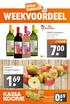 WEEKVOORDEEL KASSA KOOPJE 2 VOOR. EMHA huiswijnen diverse soorten fles 1 liter. Elstar of Jonagold appels per kilo