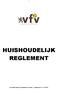 HUISHOUDELIJK REGLEMENT