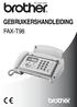 GEBRUIKERSHANDLEIDING FAX-T98