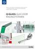 Q-GLASS: GLAS VOOR RAILINGSYSTEMEN