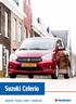 Suzuki Celerio Specificaties Uitrusting Prijslijst 1 november 2016