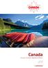 Canada À la carte Fly & drive Begeleide rondreizen. April 2018 Maart by usatravel.be