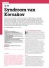 Syndroom van Korsakov