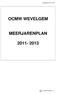 OCMW WEVELGEM MEERJARENPLAN