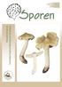 Jaargang 10, nummer 3 September Sporen. Koninklijke Vlaamse Mycologische Vereniging. Nieuwsbrief van de