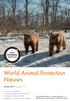 World Animal Protection Nieuws. Winter 2017 Nummer 115