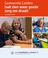 Gemeente Leiden laat zien waar goede zorg om draait. november 2017