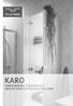 KARO. handleiding kolomkast. notice explicative meuble sdb