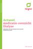 Actueel medicatie-overzicht Dialyse